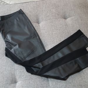 Black Leather Leggings